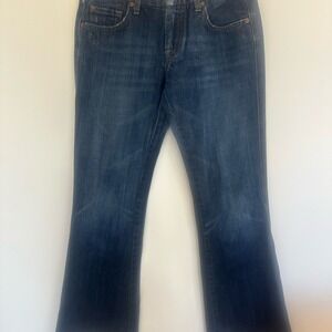 7 For‎ All Mankind Blue Flare Jeans vintage size 28 Y2K